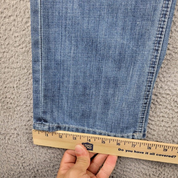 Buffalo David Bitton Jeans Mens 29x32 Blue Denim THRASHED Grunge Distressed - Picture 5 of 16